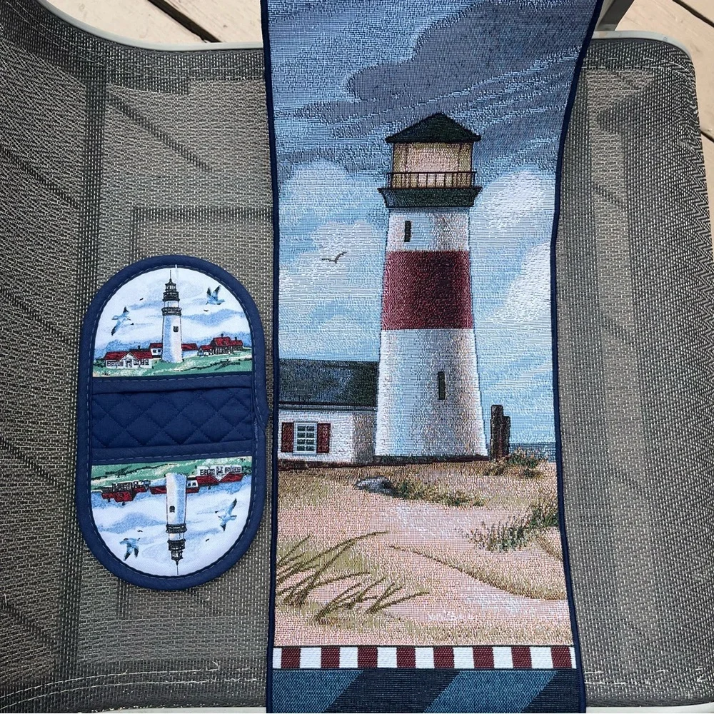Lantern fabric wall decoration for those loving nautical themes